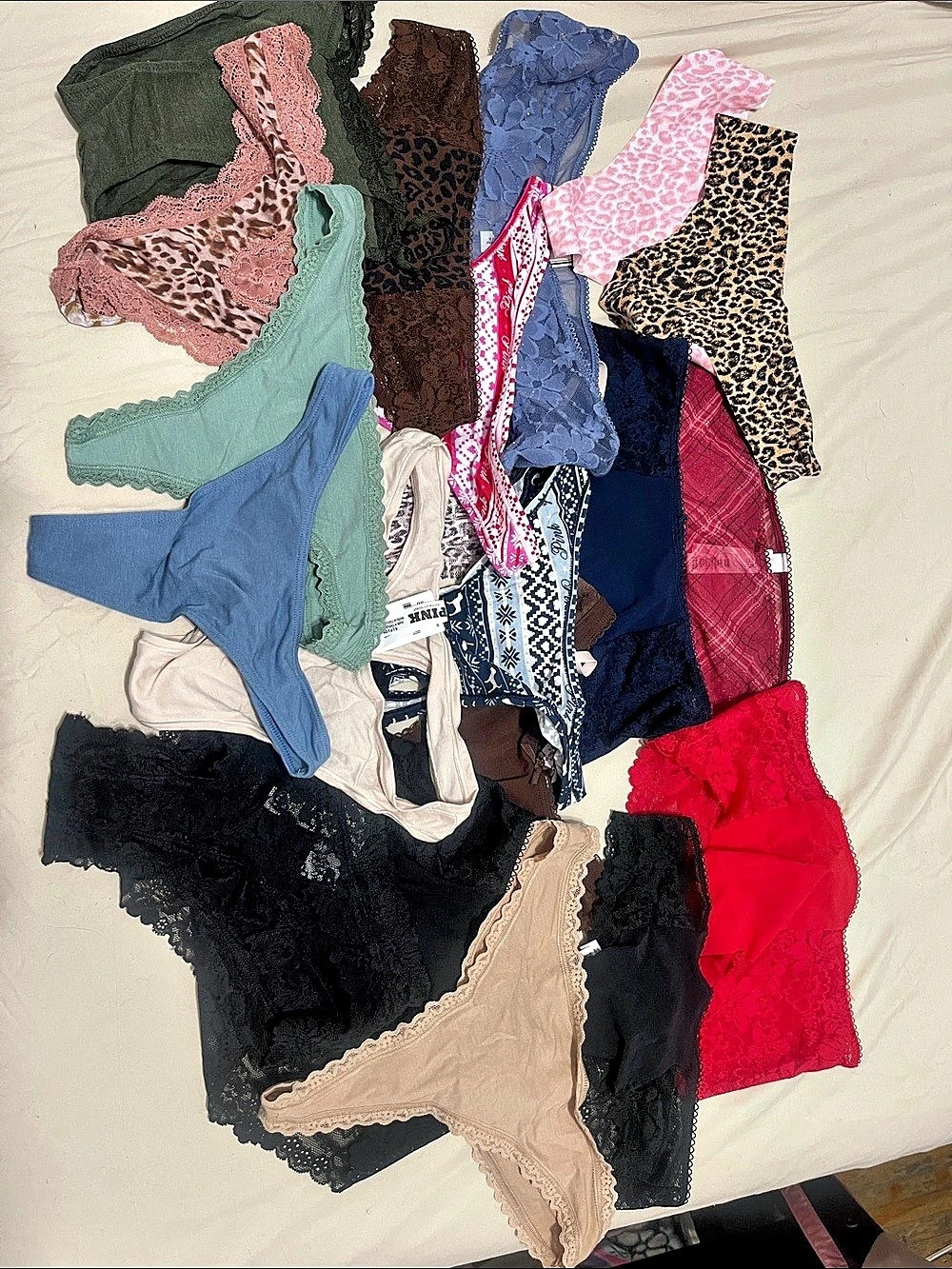 Victoria's Secret Lot of Victoria's Secret & PINK Panties Black & Blue